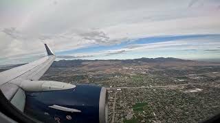 STUNNING Timelapse & Arrival Into Salt Lake City | Delta Airlines Boeing 737-900ER Salt Lake City Flight Time Lapse