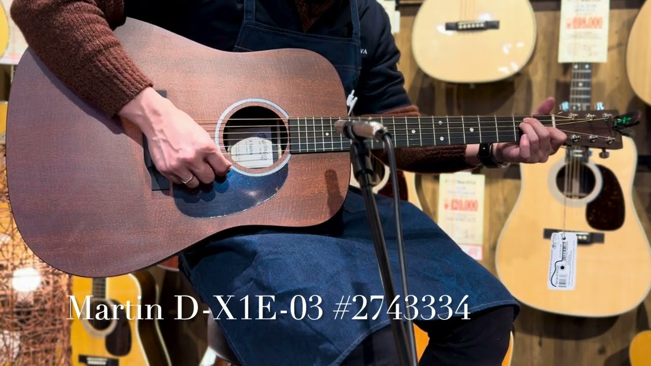 Martin D-X1E-03 #2743334 - YouTube
