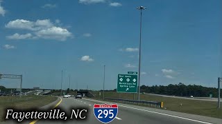 4K Fayetteville, NC - Highway Drive I-295 North(Full Route)