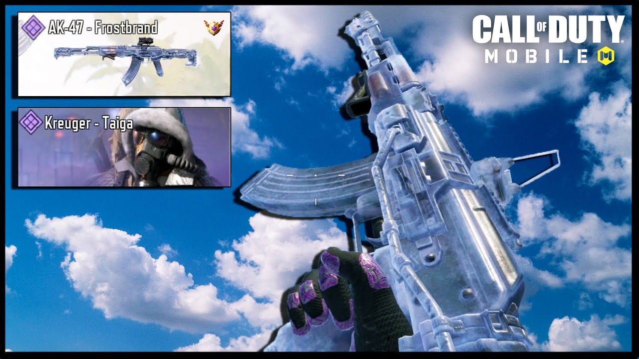 AK47 FROSTBRAND GAMEPLAY COD MOBILE YouTube