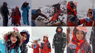 HeavySnowFallളിൽ Tiyakutty വീണു.ഞങ്ങൾ നിൽക്കുന്ന സ്ഥലം മഞ്ഞിൽ❄ മുങ്ങി പോകുന്നു SnowFall