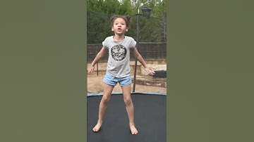 Quick gymnastics tutorial on how to do a roundoff back handspring on the trampoline #gymnastics