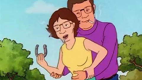 Hank and Peggy smoking flashback