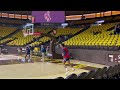 Former Cowboy Xavier Dusell getting some shots up for Fresno State before the Bulldogs' game against