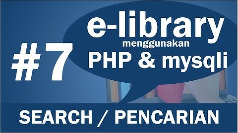 mencari data di database dengan php msyql dreamweaver kasus perpustakaan #part7
