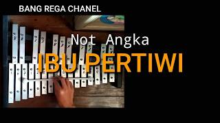 Not Angka Bellyra Ibu Pertiwi Marching Bell - Belira - Lyre Cover screenshot 3
