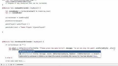 Learn How to Build iOS Apps - Guessing Game Part 5