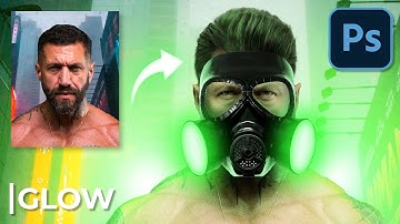 Glow Effect in Photoshop | Easy Green Light Editing Tutorial for Beginners | Photoshop
