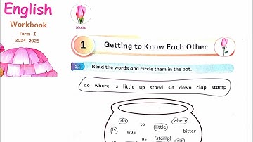 EE Mottu English work book answers 2024 term 1 unit 1 Getting to know each other