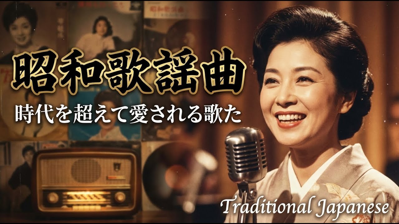 昭和歌謡の世界へ ― 時間が止まる日本の名曲たち🌸 60〜80年代、日本が最も美しかった時代🕰️ 聴いた瞬間、昭和へタイムスリップ