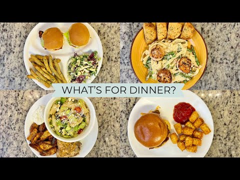 WHAT’S FOR DINNER? | EASY & BUDGET FRIENDLY | REALISTIC WEEKNIGHT MEALS | DINNER INSPIRATION