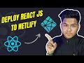 How to deploy react js app to netlify using github 2022