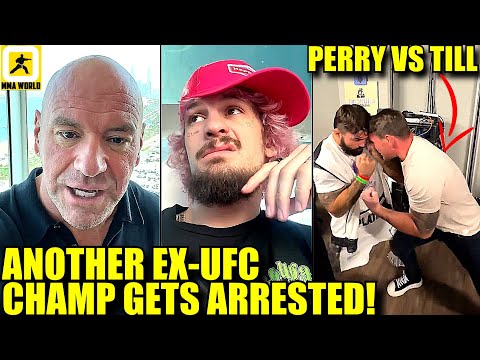 Dana White's first reaction to Ex-UFC Champ getting ARRESTED,Darren Till vs Mike Perry,Sean O'Malley