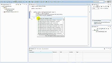 Java creating a pong game in Eclipse - Part 1 (JFrame)