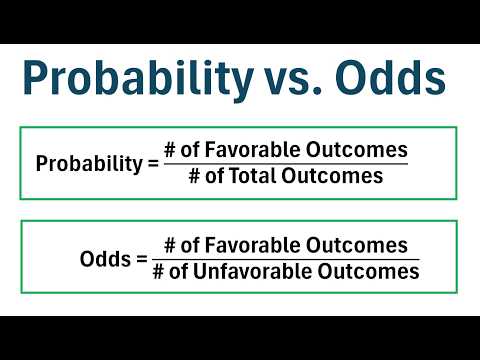 Probability vs. Odds