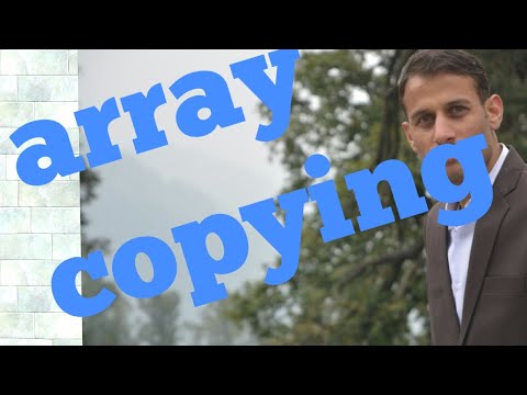 c++ program||copy an array in another array||in hindi and urdu