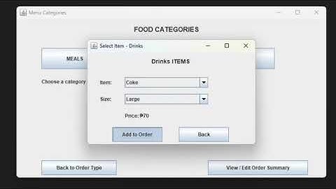 Food Ordering System - Video | Educational purposes only!