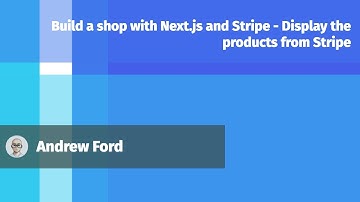 Build a shop with Next.js and Stripe - Display the products from Stripe