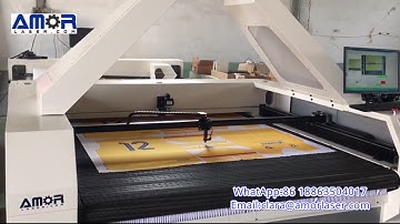 CCD Camera Laser Cutting Machine for Sublimated Sportswear Cutting