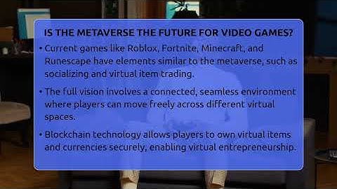 Is The Metaverse The Future For Video Games? - Video Gamers Vault