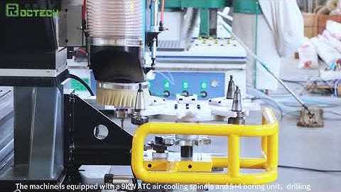 Cnc router with auto loading and unloading platform and auto labeling. #cnc #cncmill #wood#cncrouter