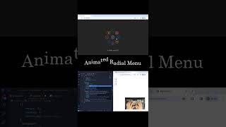 How to Make Radial Menu in HTML and Css #asmr htmlcss