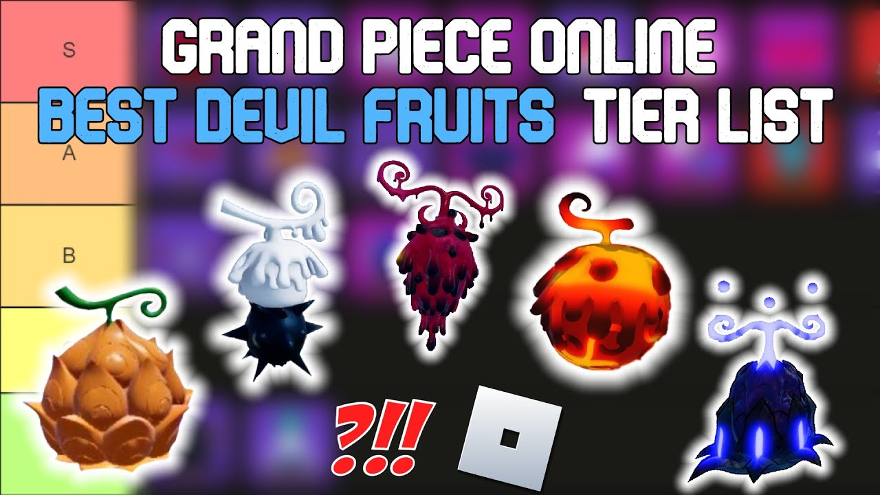 Which Fruit Is The BEST? Grand Piece Online Devil Fruit Tier List! 