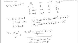 L27-01 Simple Bicycle FInal Equations of Motion