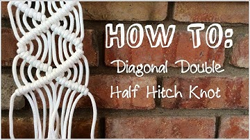 Macrame 101: Double Half Hitch Knot Tutorial