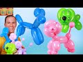 PERRITOS CON GLOBOS - como hacer un perro con un globo - globoflexia - como hacer figuras con globos