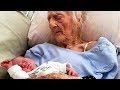 امرأة عجوز تبلغ 100 سنة عانت من العقم طوال حياتها لكن بعد ان فعلت شيء غريب جعلها تحمل و تنجب طفل !!