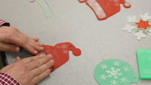 Cắt mica trang trí cây thông noel bằng Epilog