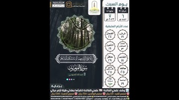 قد أفلح المؤمنون (١) الذين هم في صلاتهم خاشعون (٢) سورة المؤمنون ١-٧ عبدالله الجهني