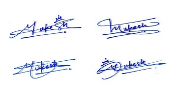 Mukesh name signature style | Letter M signature style | M stylish signature | M signature