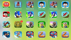 Minion Rush,Sackboy,KickTheBuddy,Sausage,RedBall4,LoveBalls,Sonic,Shark,PvZ,Subway,Hill Climb,Temple