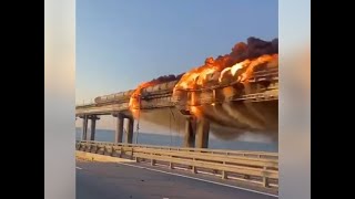 КРИМСЬКИЙ МІСТ: момент вибуху та наслідки