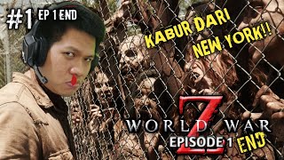 "ZOMBIENYA KYK KERUMUNAN SEMUT!!!" World War Z Episode 1 END (Bareng Pacar Imajinasi) screenshot 3