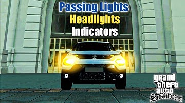 Passing Lights Mod For GTA San Andreas | GTA SA Indicator Mod Android and pc | Best Gaming Sispal