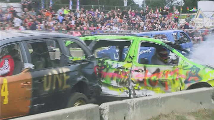 Stoney Roberts Demo Derby at the Franklin County F...