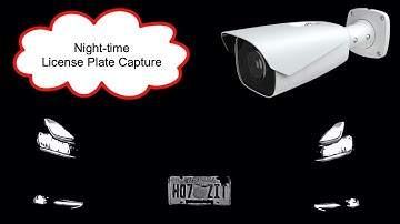 License Plate Capture Camera Night Recording