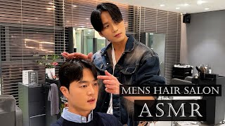 ASMR 요즘 유행하는 한국 남자 머리, 세미리프컷 | Trendy K-Drama men’s hairstyle