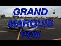 Driving a 1997 Mercury Grand Marquis LS - POV highway drive