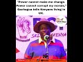 "Power cannot make me change. Power cannot corrupt my morals," Gachagua tells Kenyans living in UK.