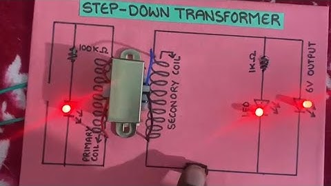 Step Down Transformer Working Model | Physics Working Project Class 12| Project Factory
