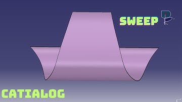 "Mastering Sweep Command in CAD: Creating Complex 3D Features with Ease" CATIALOG - CATIA V5