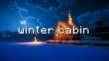 ❄️Minecraft Winter Cabin w/ C418 Music | 8 Hours