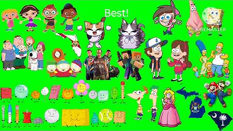 My favorite to least favorite characters (V2)