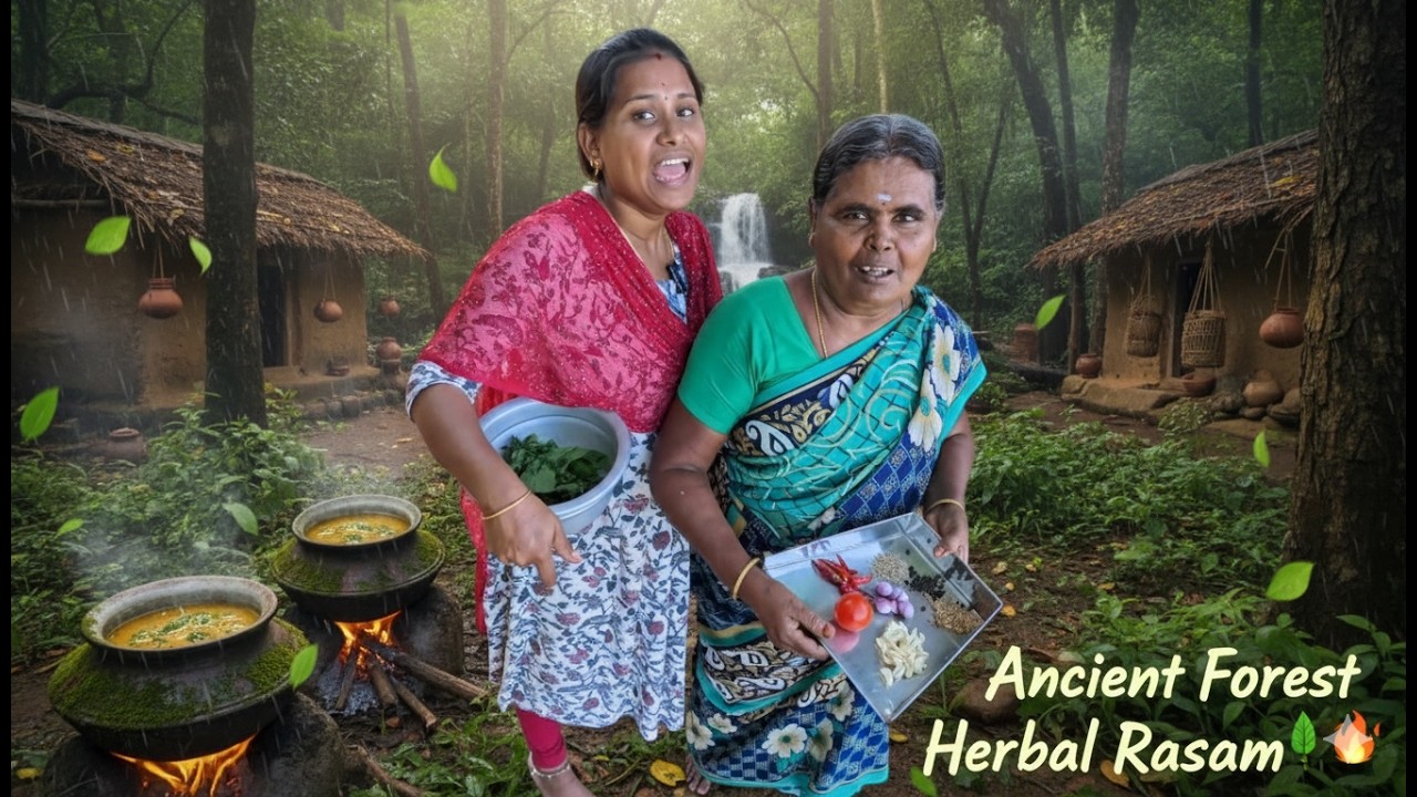 “Aarogyam Kaatrilirundhu – மூலிகை ரசம்  Making From Green Forest”