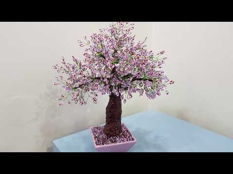 Boncuktan Ağaç Yapımı - Bahar Ağacı - DIY Beaded Tree