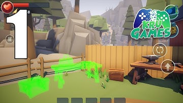 Tegra: Crafting and Building Survival Shooter Gameplay Walkthrough #1 (Android, IOS)